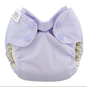 Newborn simplex in organic cotton gently used in Lavender
